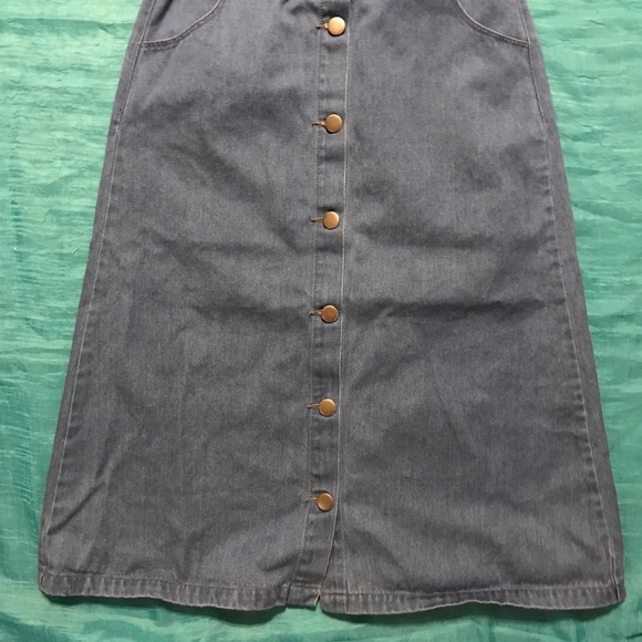 Velvet Heart Small Denim A-line Skirt Juniors - Picture 2 of 5